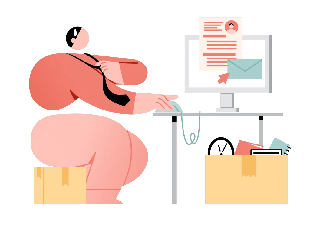 Signing up in the app
              